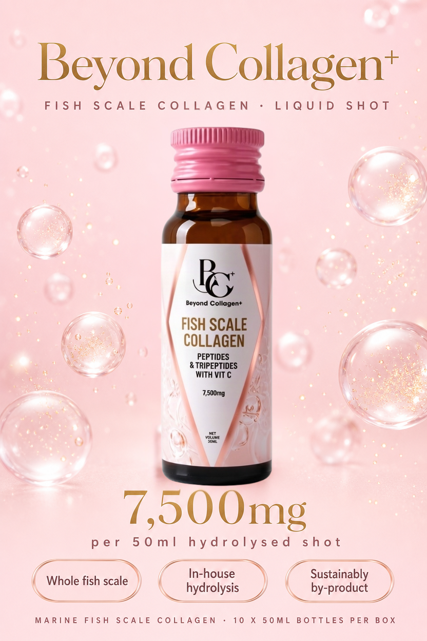 Beyond Collagen+ Peptides, Tripeptides with Vit C 7,500mg x 10 bottles
